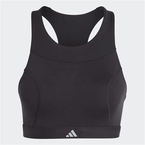 adidas sportbh print schwarz|Running Medium.